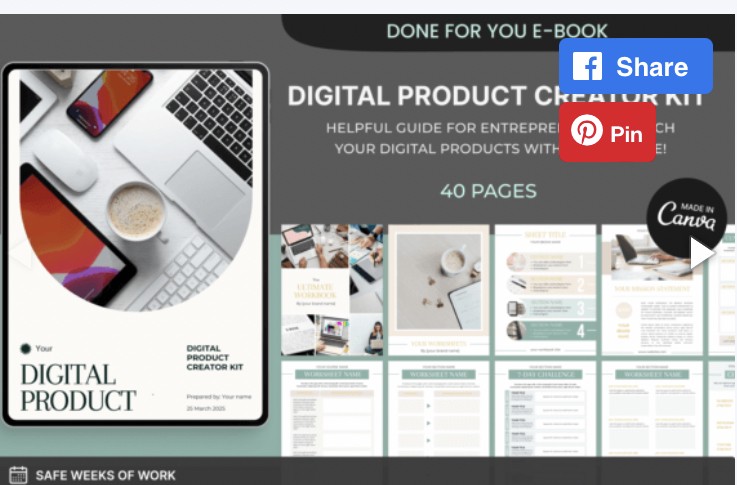 DONE FOR YOU EBOOK The Ultimate Digital Creator Workbook