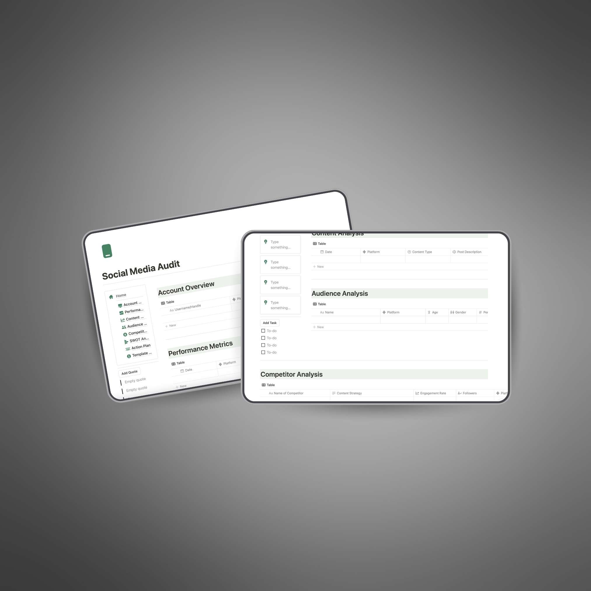 Social Media Audit (Template)