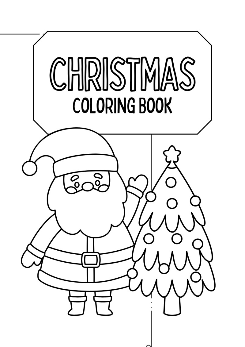 Christmas colouring book