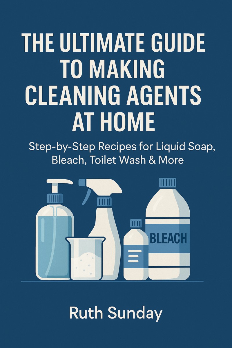 The Ultimate Guide to Making Cleaning Agents at Home Step-by-Step Recipes for Liquid Soap, Bleach, Toilet Wash & More By Ruth Sunday