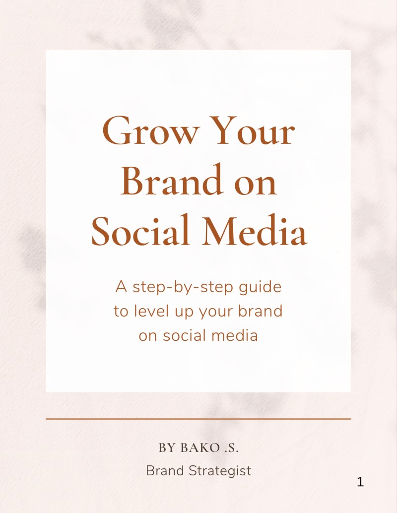 Guidelines on social media branding