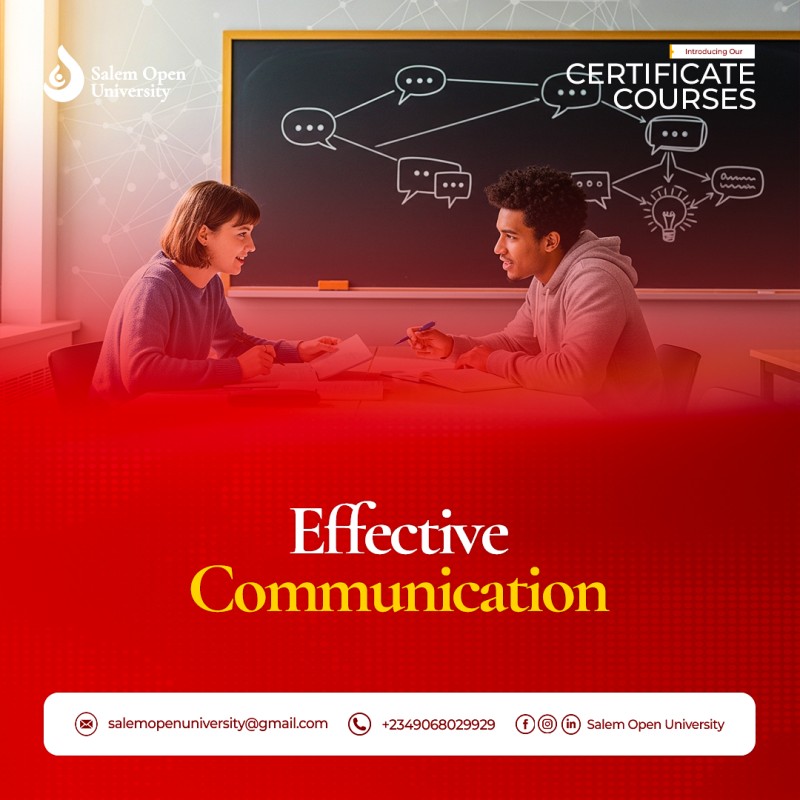 Effective Communication Certificate Course