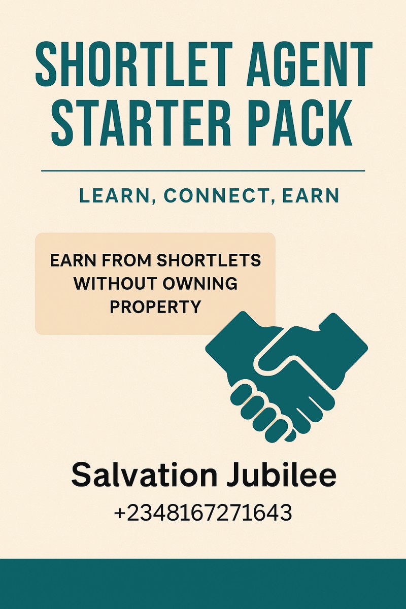 Become a Shortlet Agent – Starter Pack (₦40k)