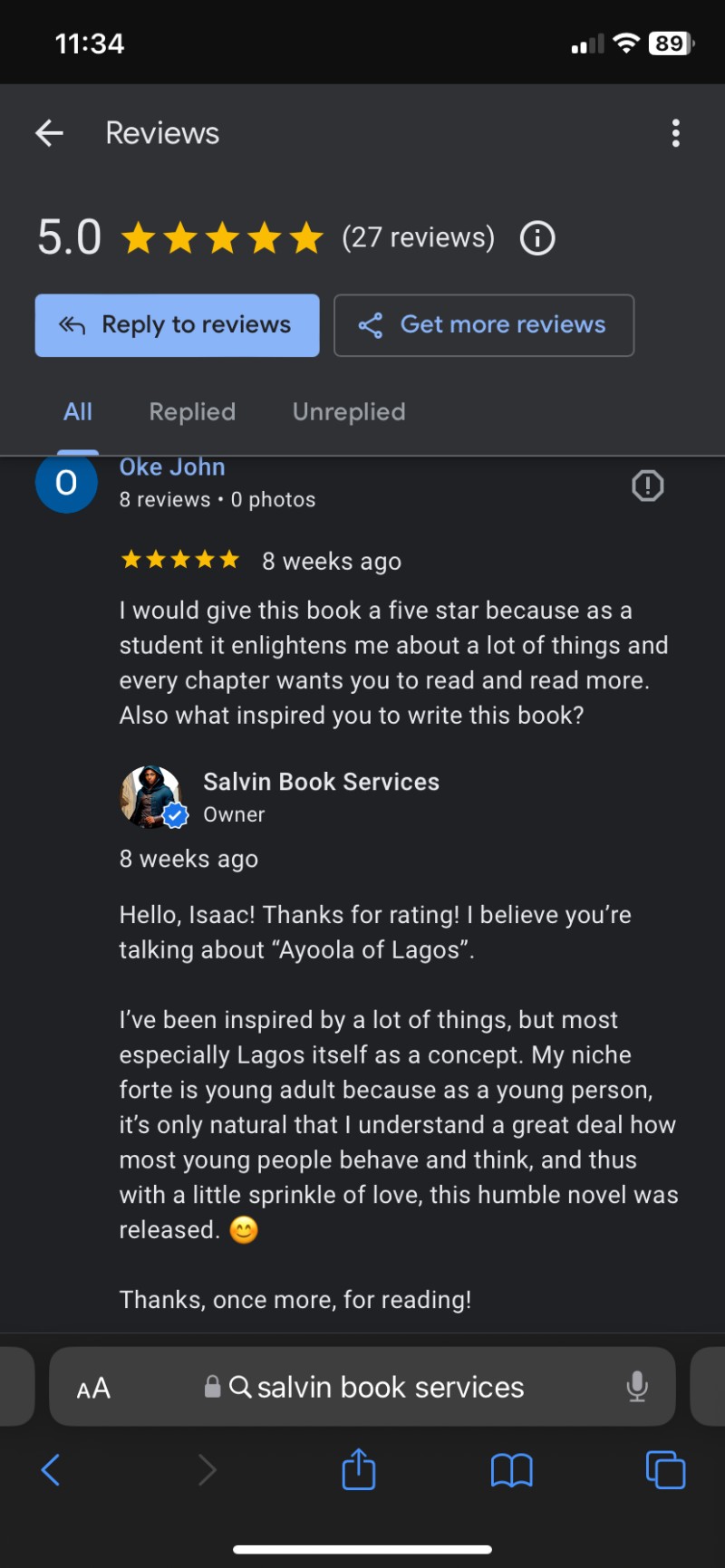 Customer review 2