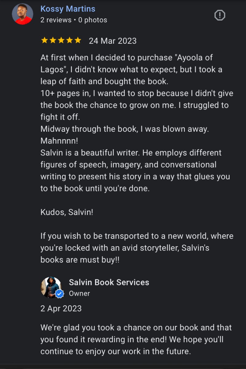 Customer review 5