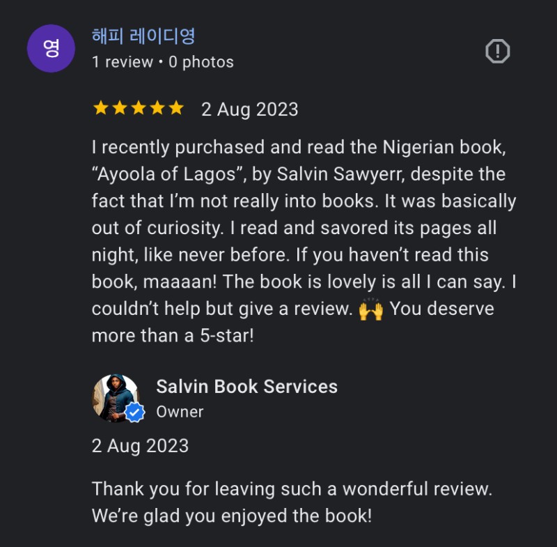 Customer review 6