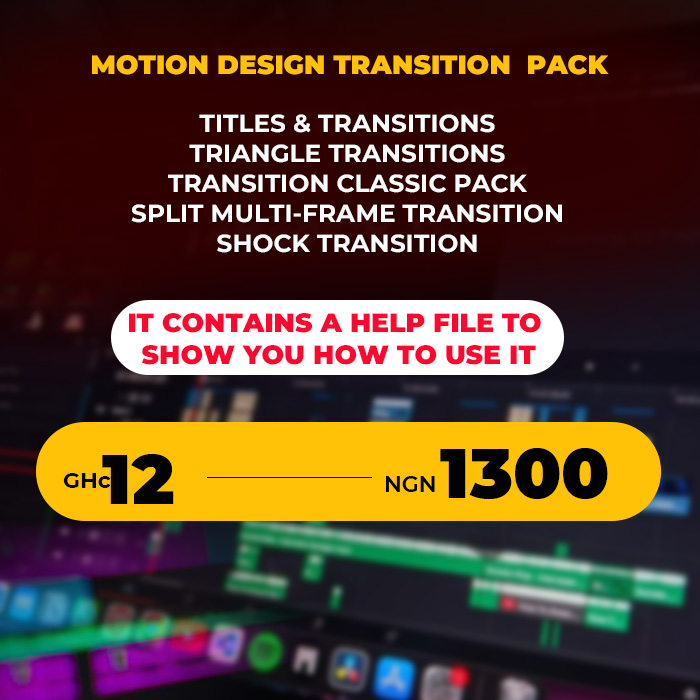 MOTION DESIGN TRANSITION  PACK