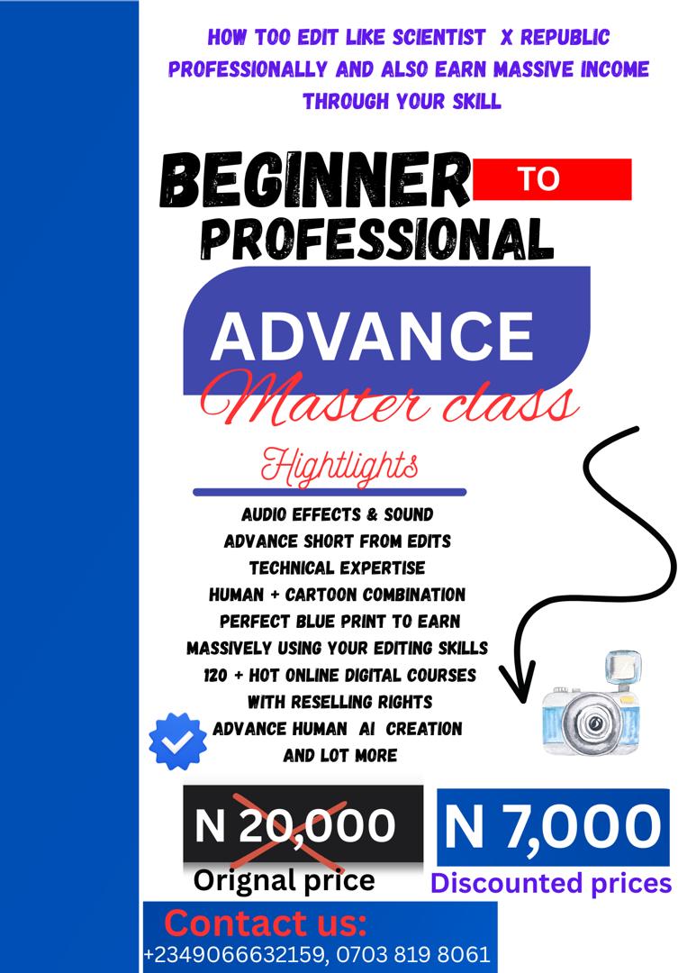 Buy Beginner too wealth master class by Samuel Fabusola on Selar
