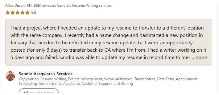 Customer review 4