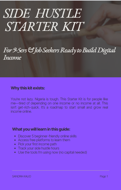 SIDE HUSTLE STARTER KIT