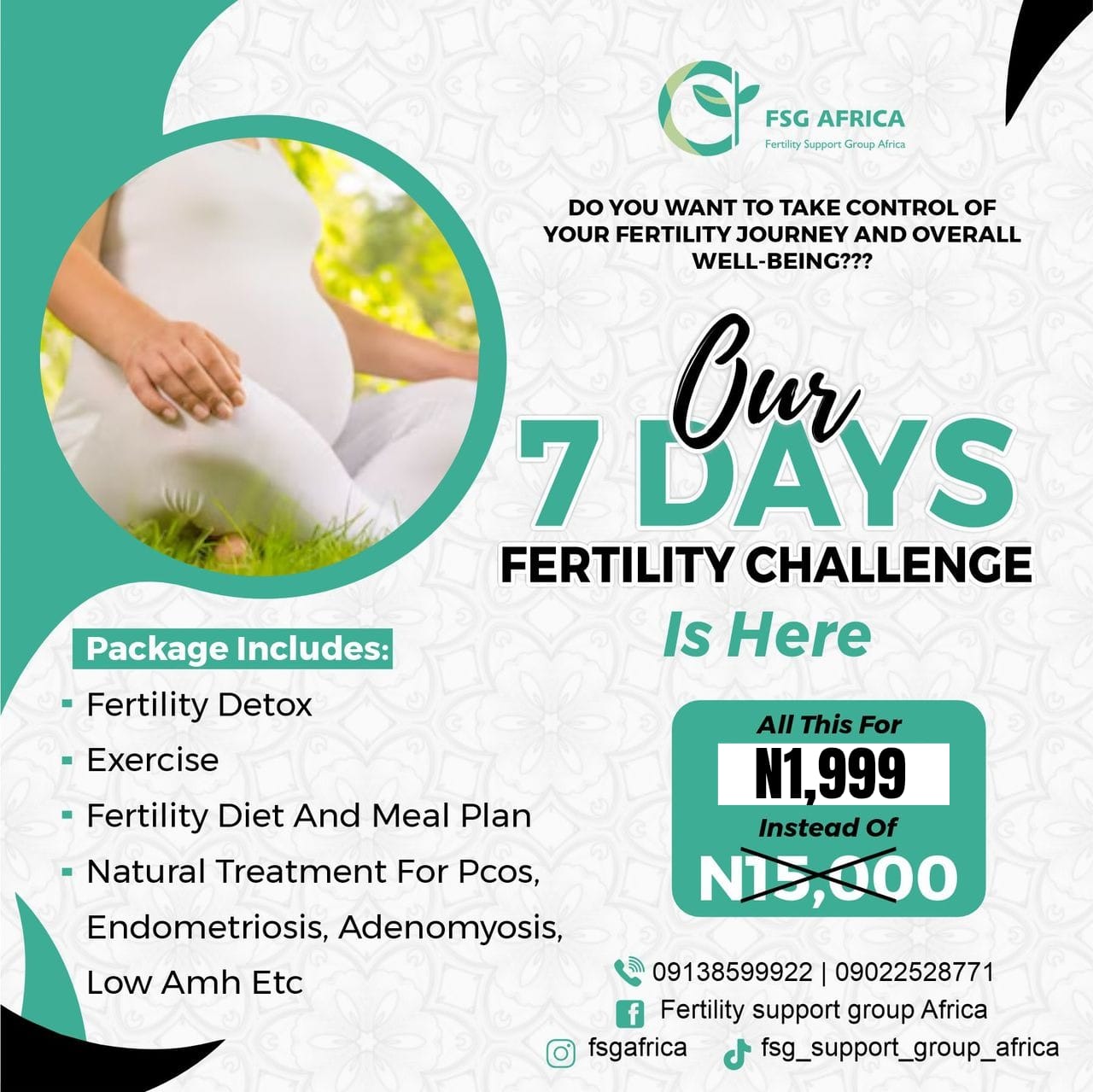 7 days fertility challenge flash sale