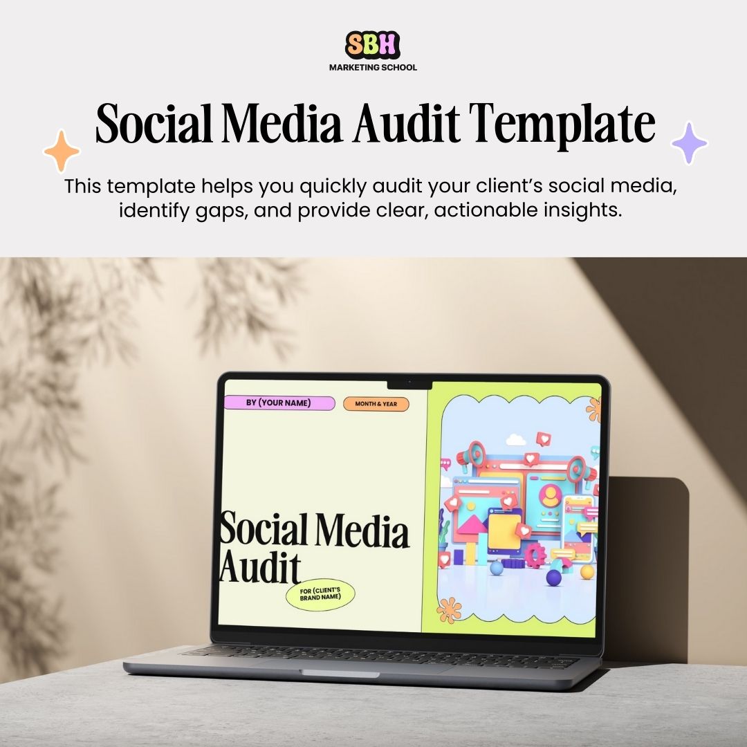 Customizable Social Media Audit Template