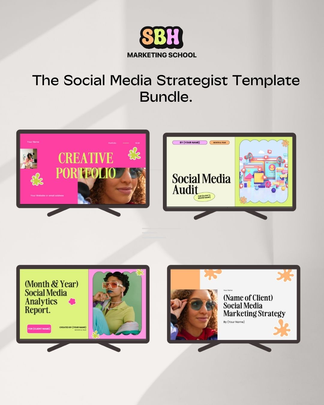 Customizable Social Media Template Bundle