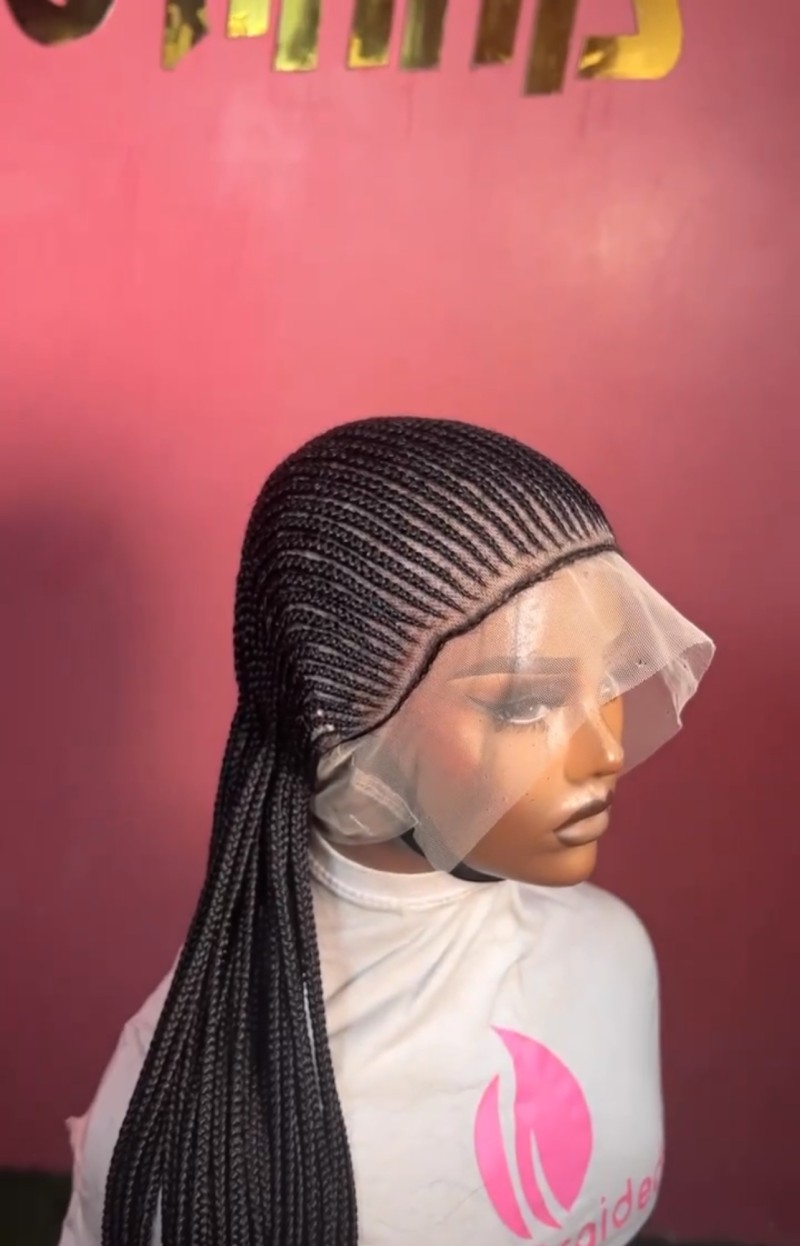 36 inches,color 1b,LONDY,HD Medium cap full lace wig)