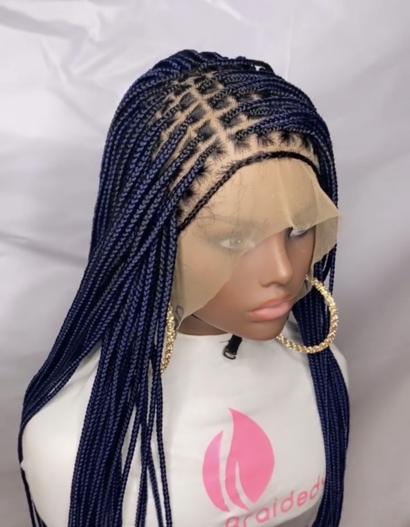 Babs,knotless braids,Full lace wig