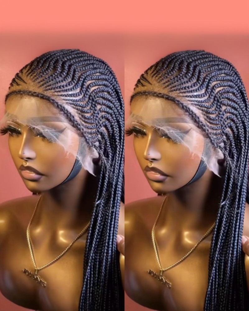 Yaya,Full lace braidedwig