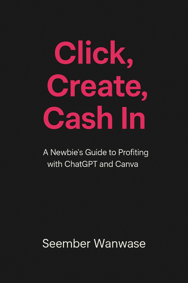 Click, Create, Cash In: A Newbie's Guide to Profiting with chatGPT and Canva.