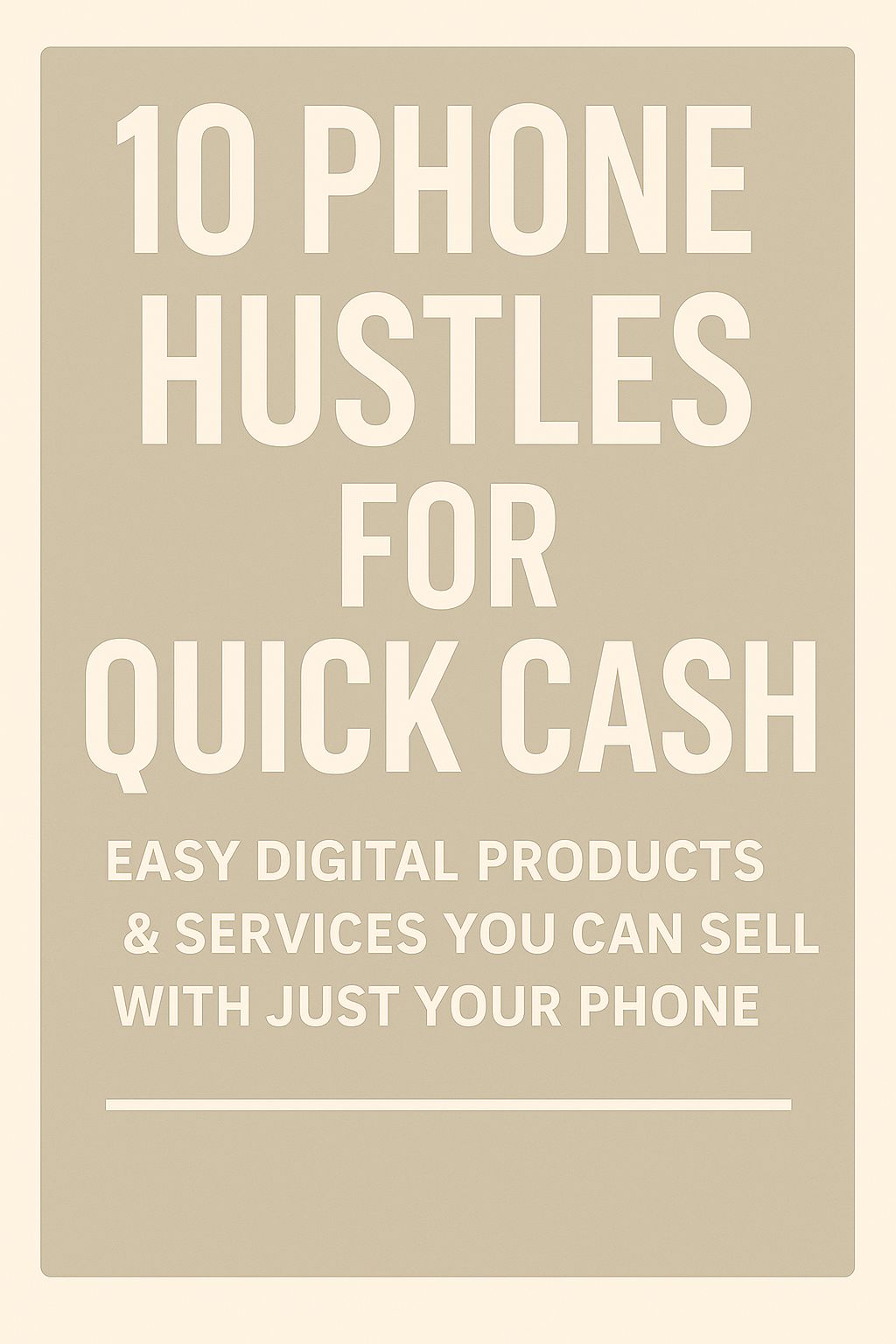 10 phone hustles for quick cash