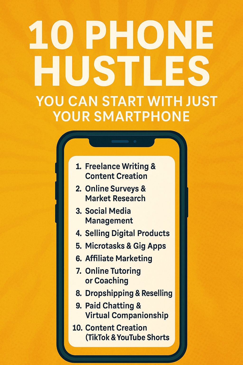 10 phone hustles