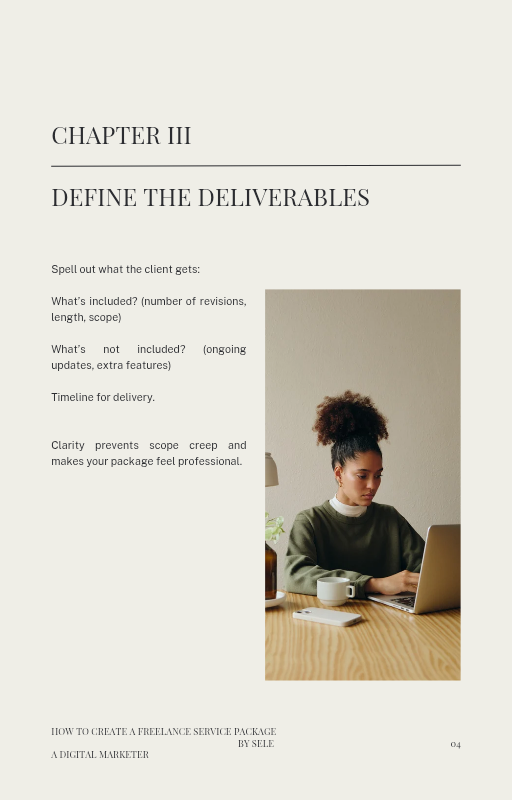 Freelance Service Package
