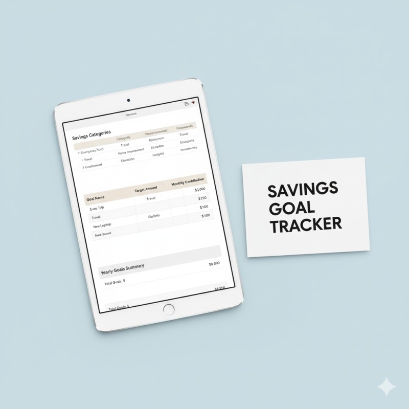 Savings Goal Tracker