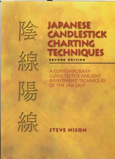 Japanese Candlestick Charting Techniques