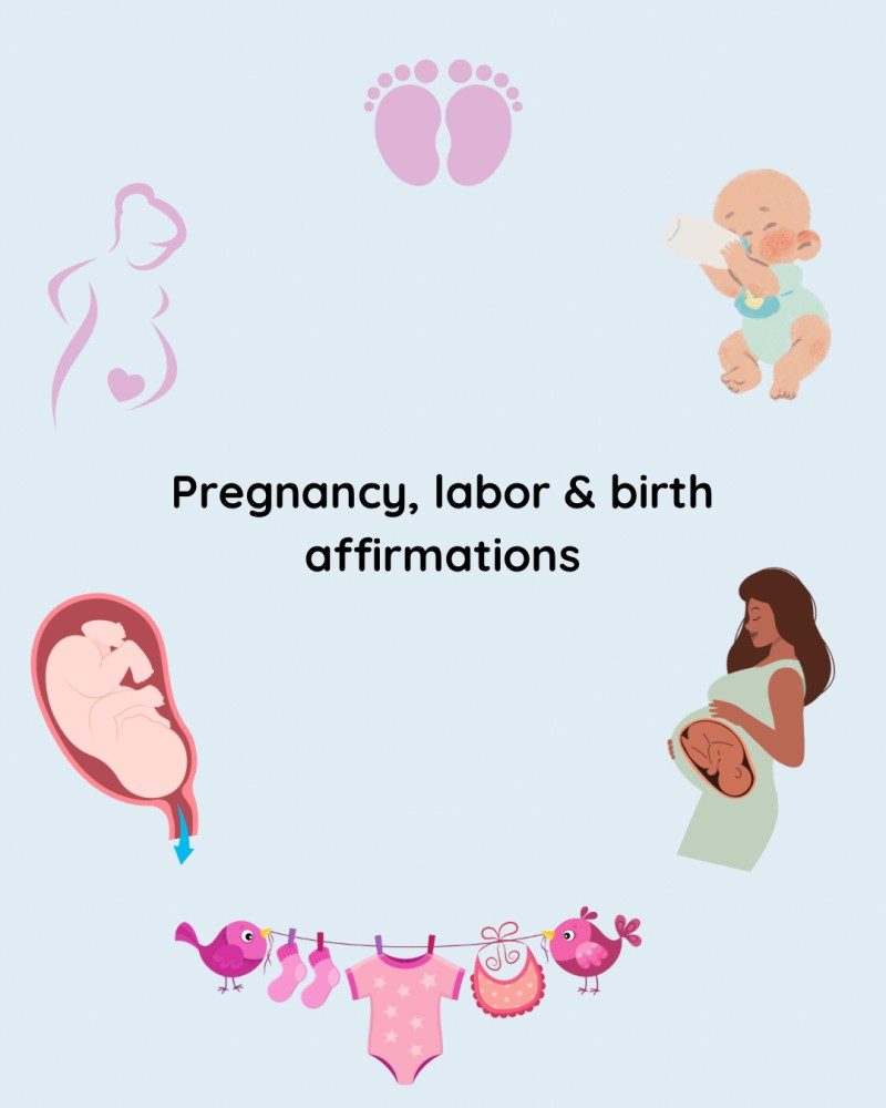 Pregnancy, labor and birth affirmations