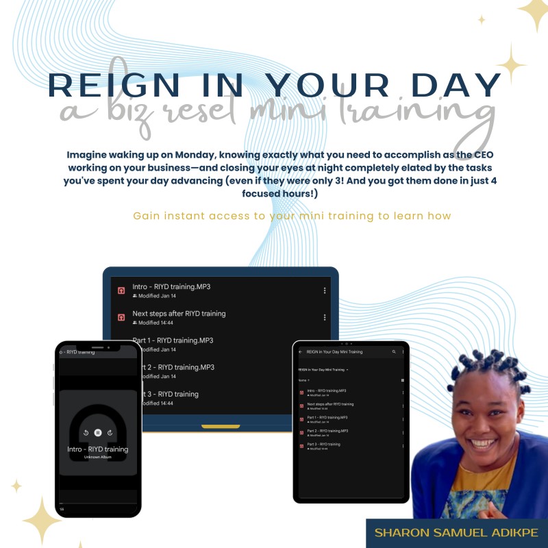 REIGN in your day mini training