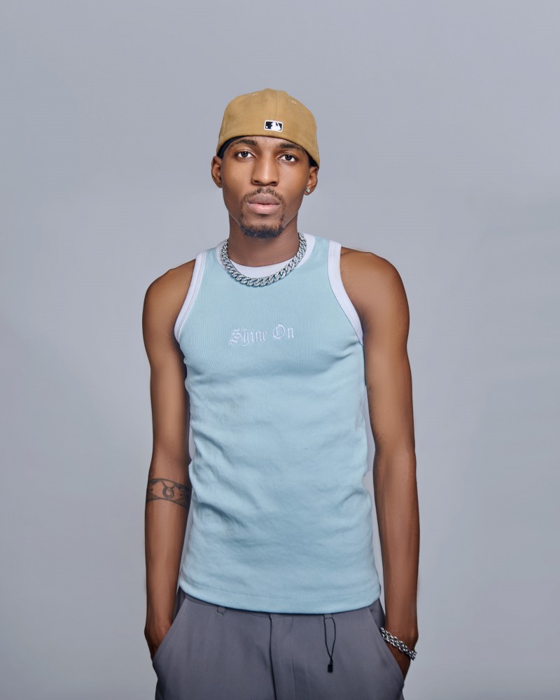 Buy SHINEON TANKTOP BLUE 37.00 by Shine On on Selar