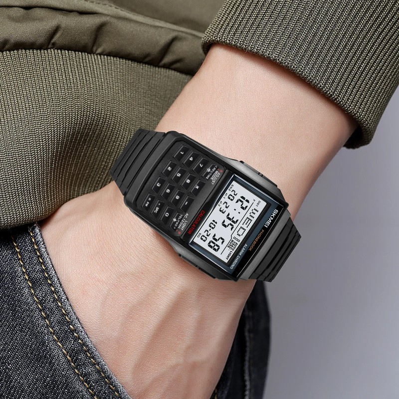 Skmei 2255 Calculator Digital Wrist Watch - Black