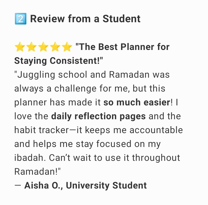 Customer review 1