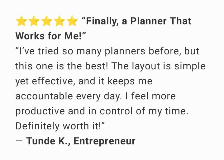 Customer review 1