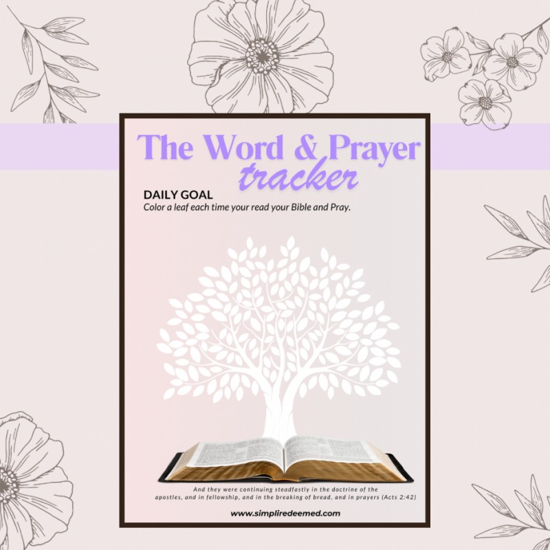 Bible Reading & Prayer tracker