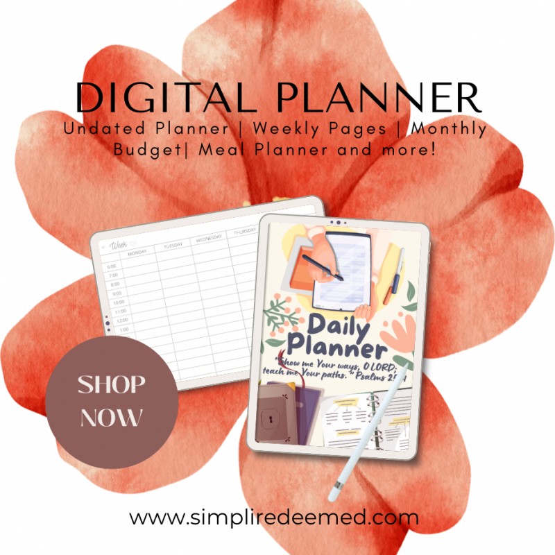 Digital [Printable] Daily Planner