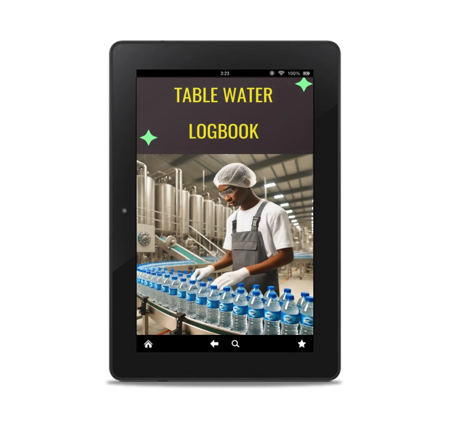 Table Water Production Logbook