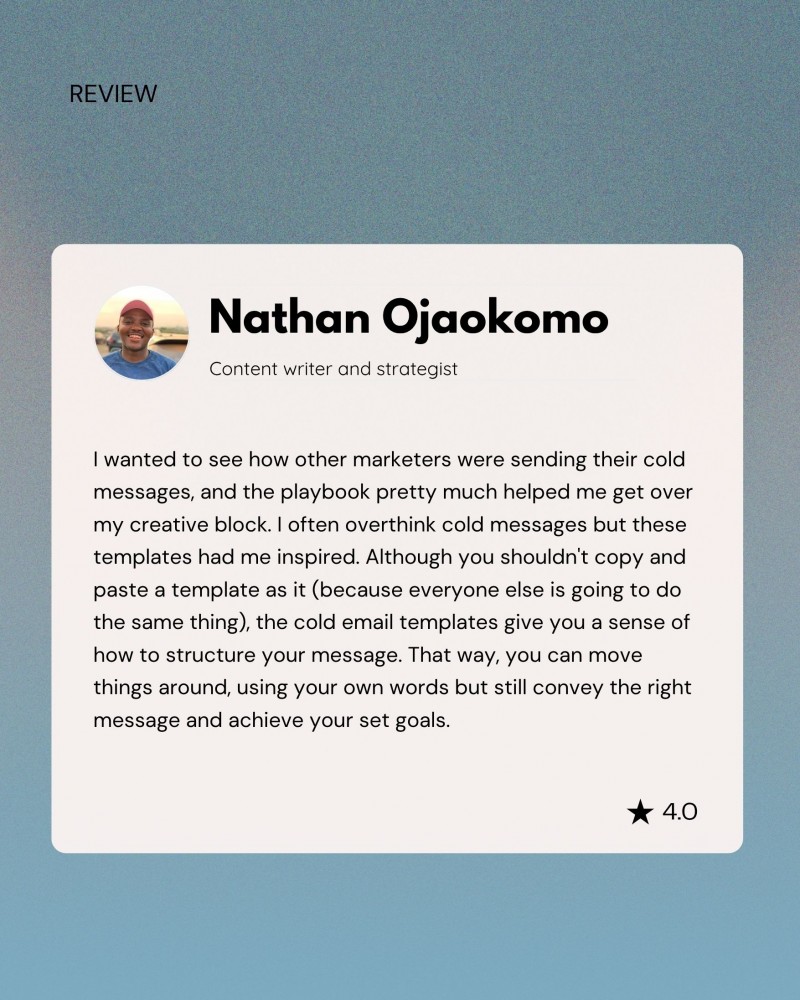 Customer review 3
