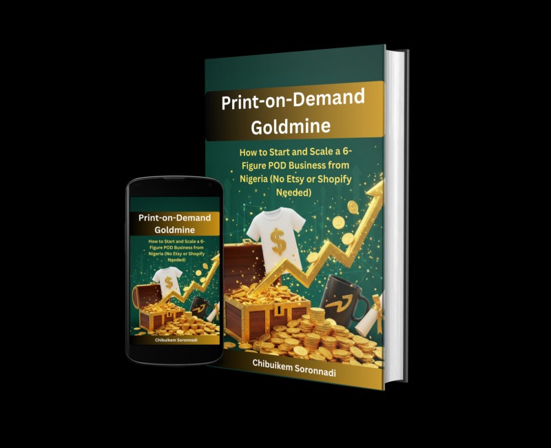 Print-on-Demand Goldmine: How to Start and Scale a 6-Figure POD Business from Nigeria (No Etsy or Shopify Needed)