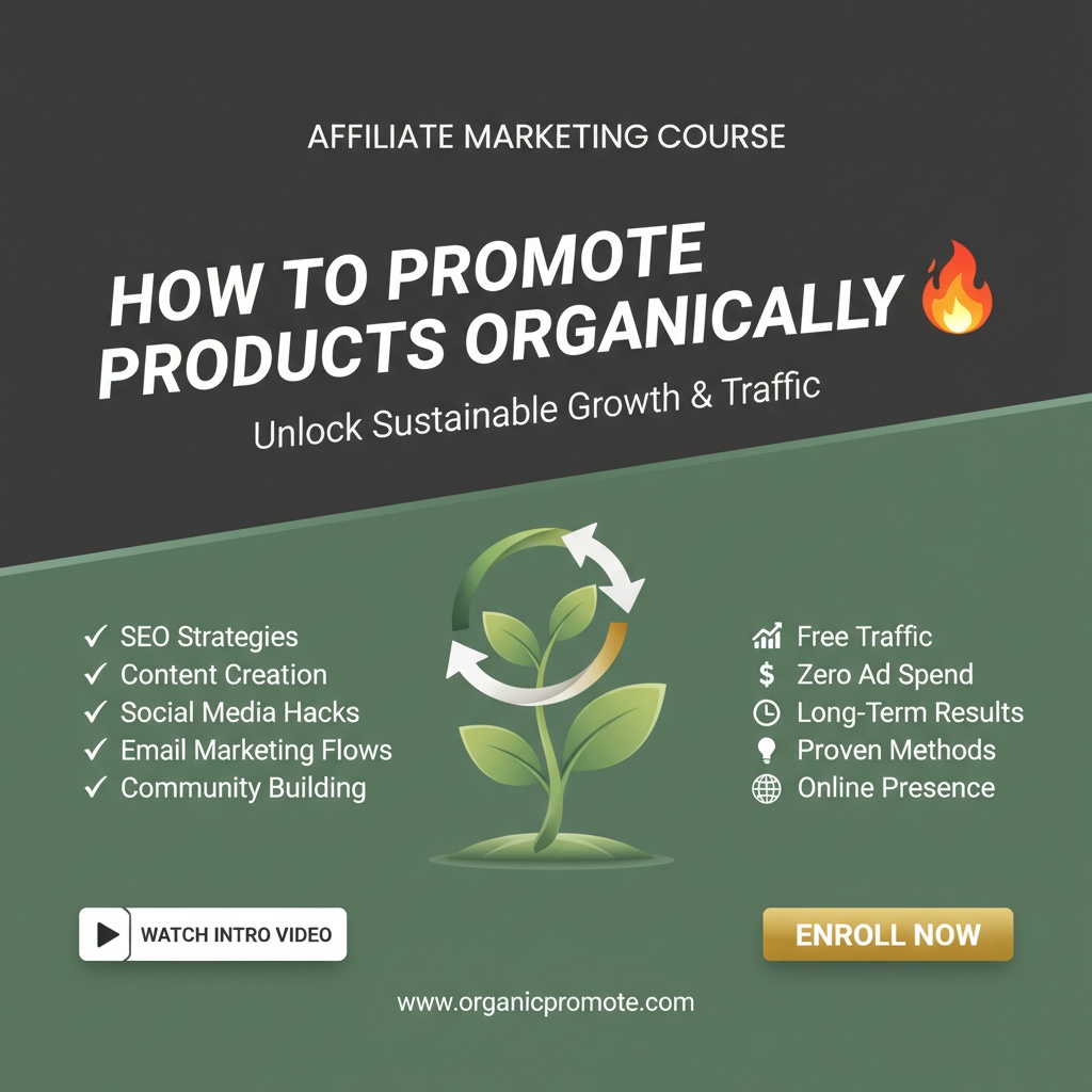 HOW TO PROMOTE PRODUCTS ORGANICALLY 🔥