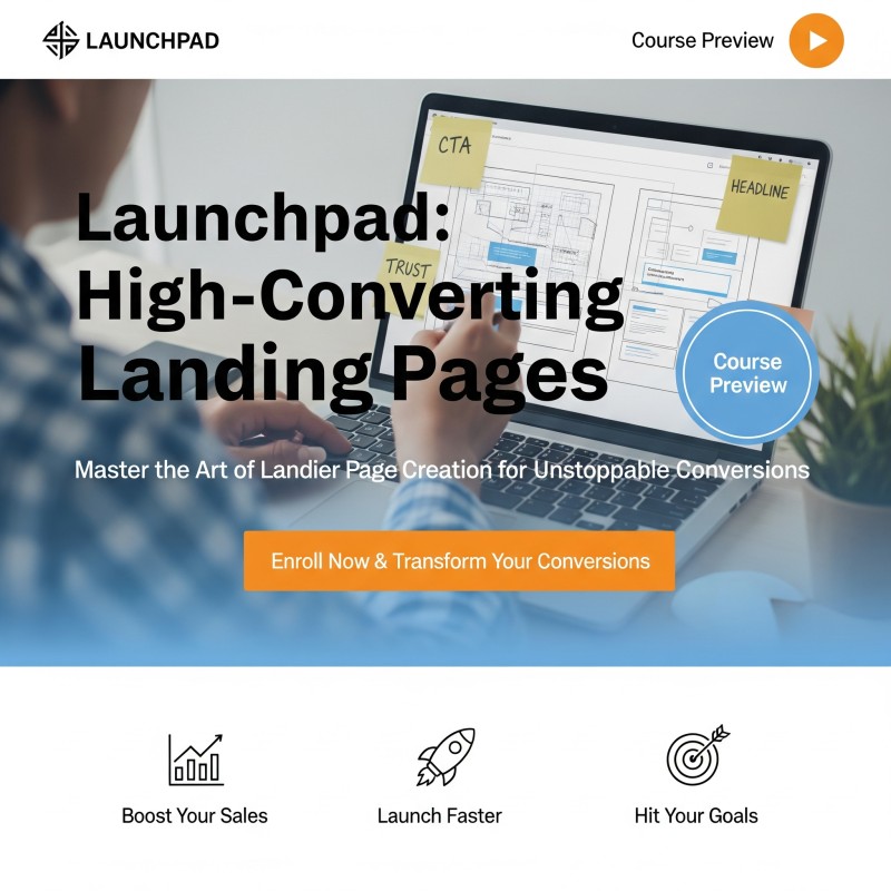 HIGH CONVERTING LANDING PAGE CREATION COURSE