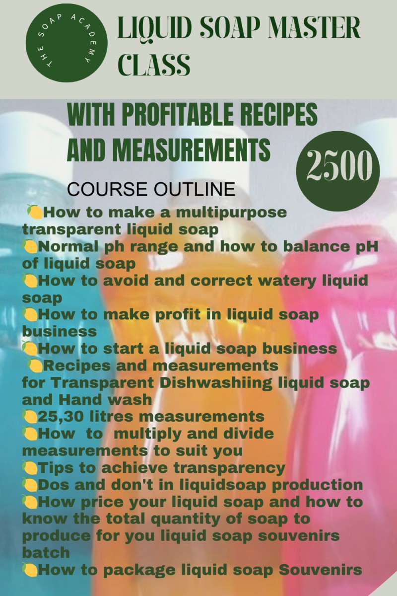 Liquid soap master class