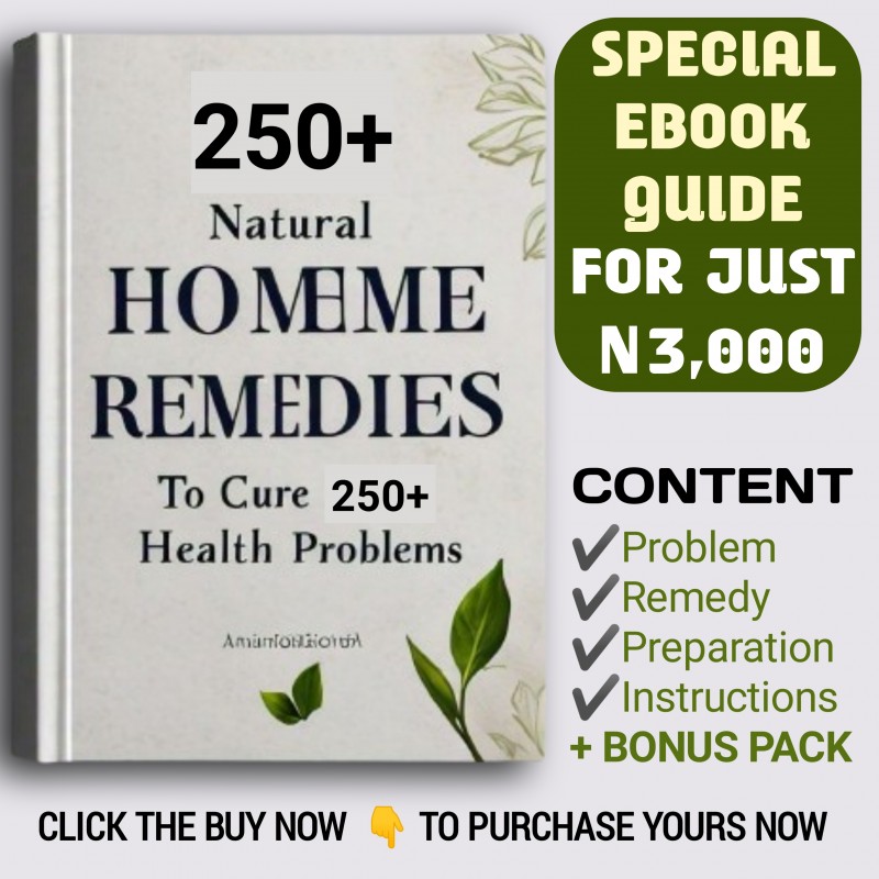 250+ NATURAL HOME REMEDIES FOR ALL HEALTH ISSUES