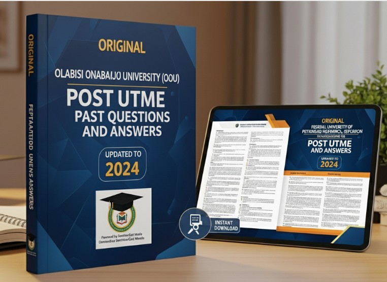 Original Olabisi Onabanjo University (OOU) Post UTME Past Questions and Answers PDF (Updated to 2024)