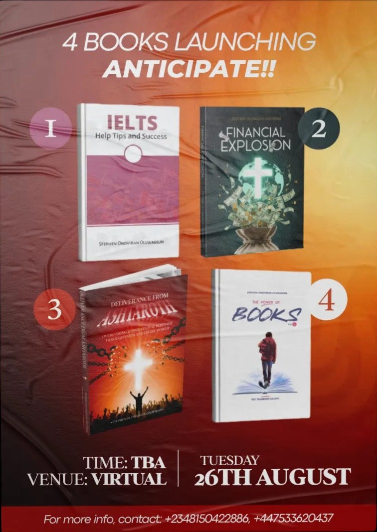 Deliverance from Ashtaroth/ Power of Books/ Financial Explosion/ IELTS TIPS