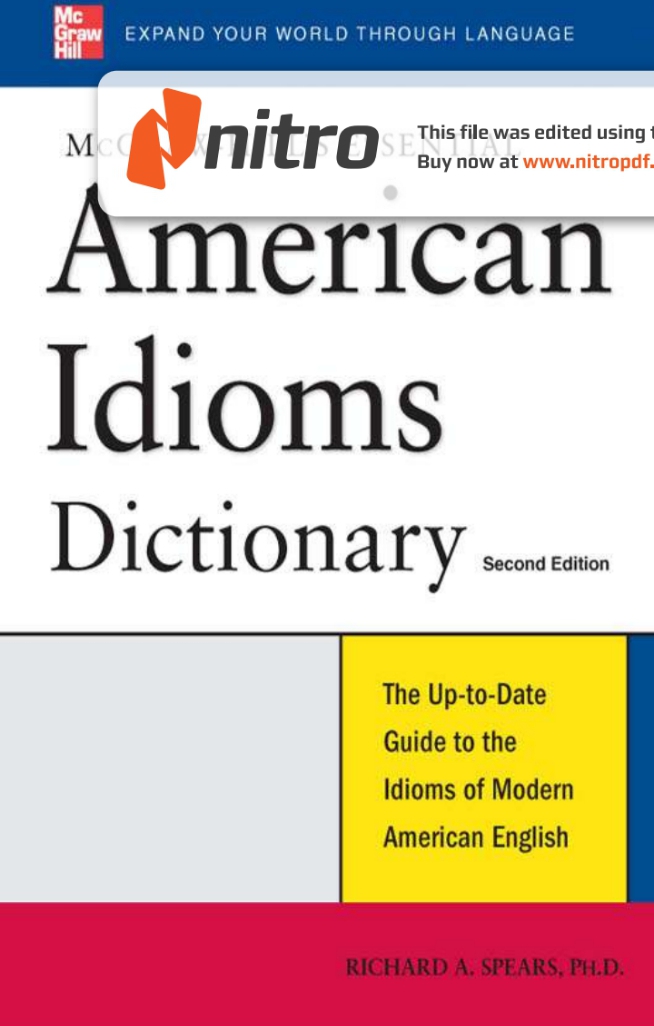 American Idioms Dictionary