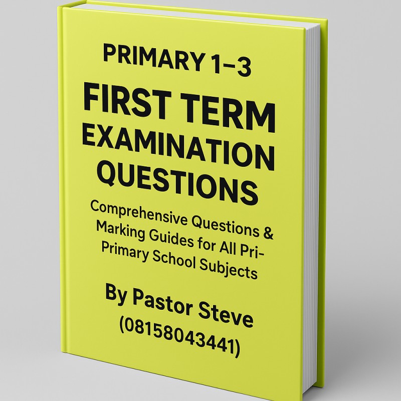 PRY 1-3 FIRST TERM EXAMINTION