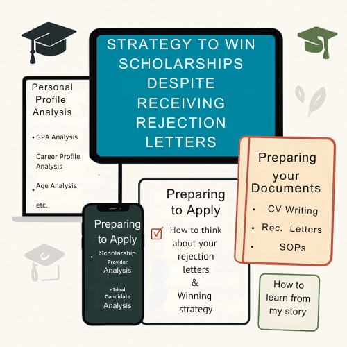 Strategy to Win Scholarships AFTER REJECTIONS