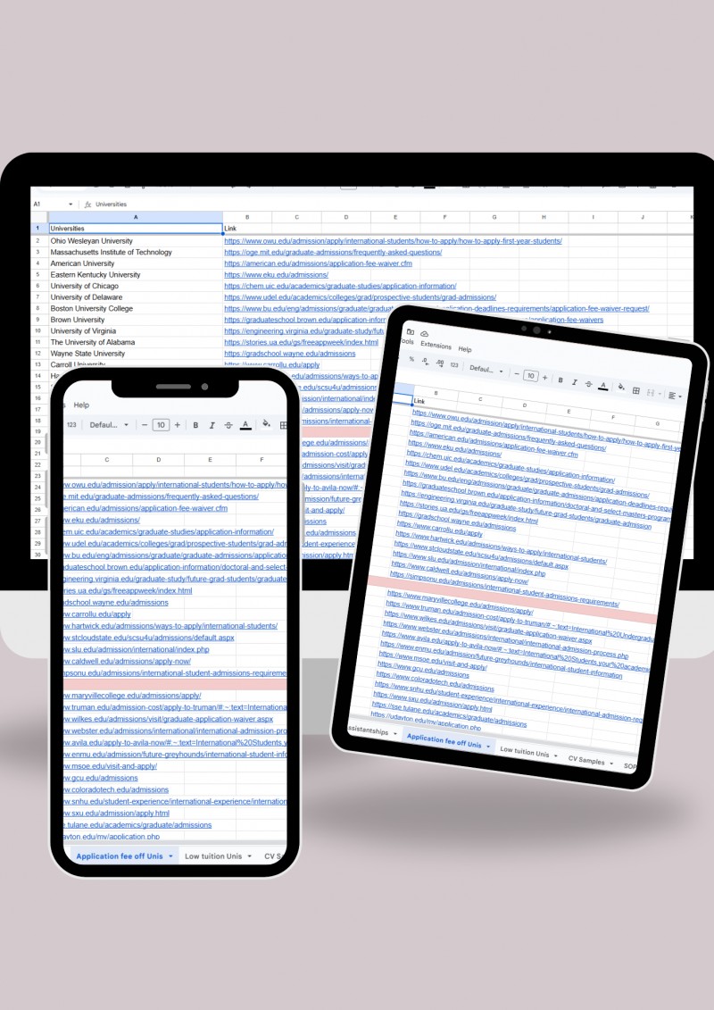 Study Abroad Database