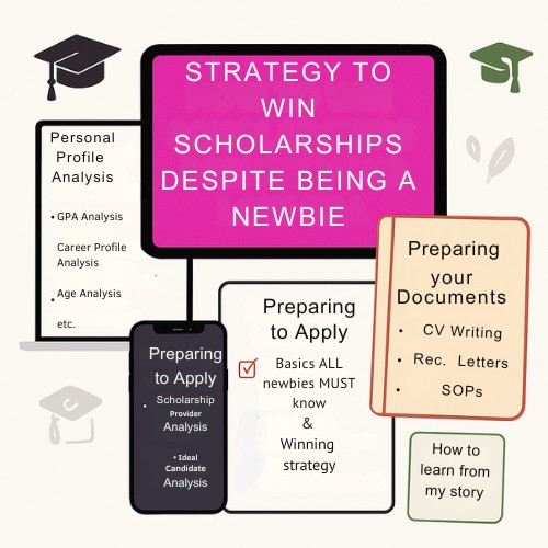Strategy to WIN SCHOLARSHIPS despite being a NEWBIE