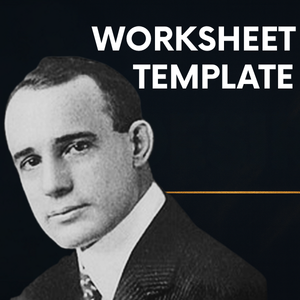 Progress Tracker Worksheet