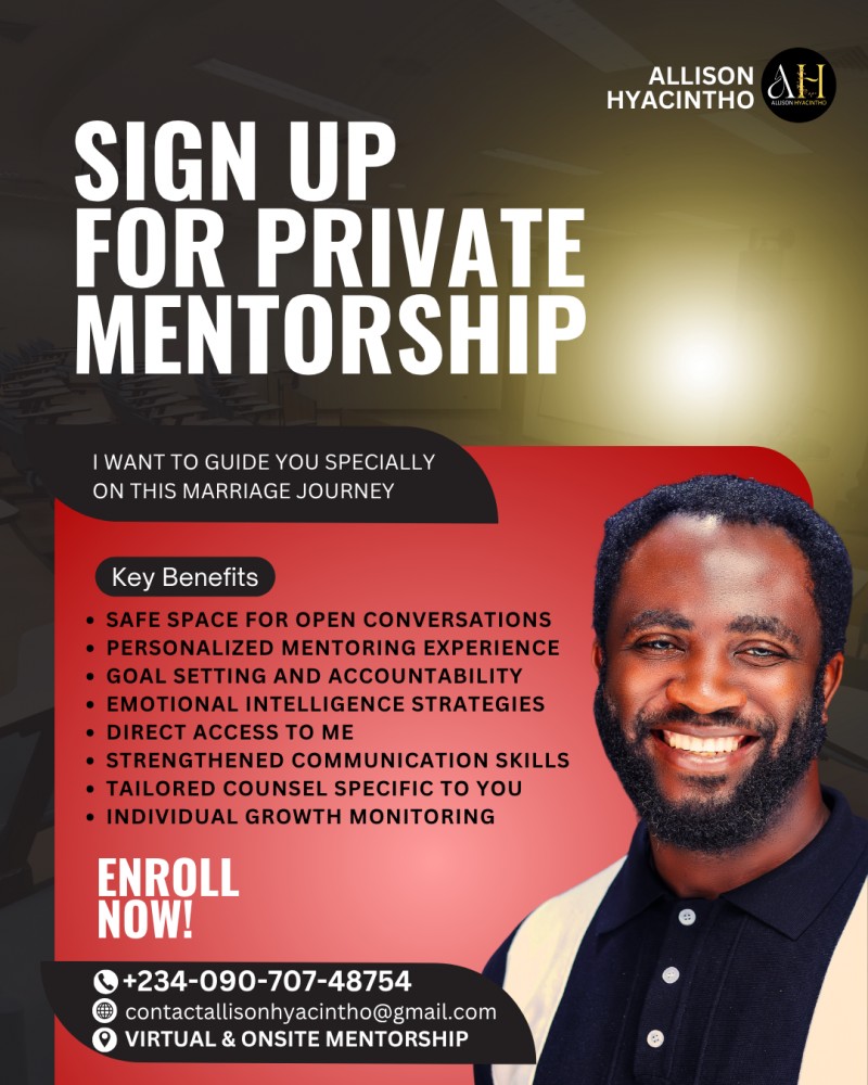 SIGN UP FOR PRIVATE MENTORSHIP